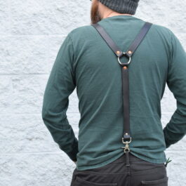 Alternative view of Handmade Leather Suspenders
