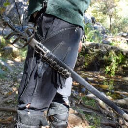 Handmade Leather Rapier Belt