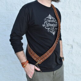 Alternative view of Bison Leather Bandolier