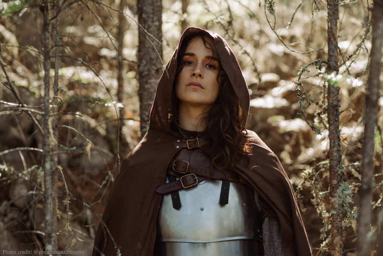 Linen Hooded Cloak - Image 8