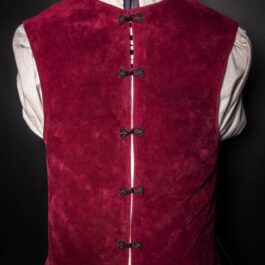 A man wearing a Suede Ranger Jerkin.