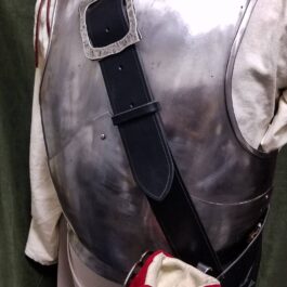 A close up of a Renaissance Baldric on a mannequin.