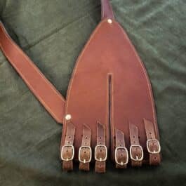 A Renaissance Baldric on a green sheet.