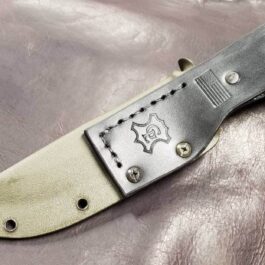 a leather strap with a star on it.