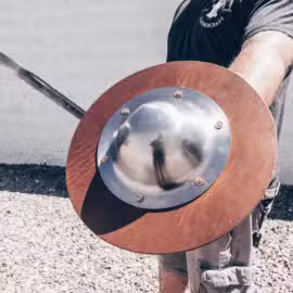 a very handsome man in silver's "stoccata" ward