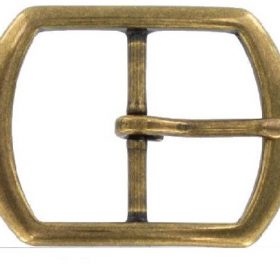 16 Antiqued Brass Round Center Bar