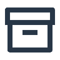 a black and blue square with the letter f on it.
