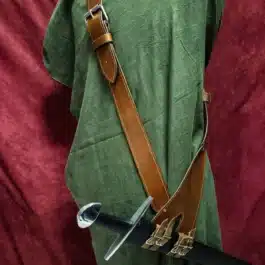 A green shirt with a Ranger Baldric.