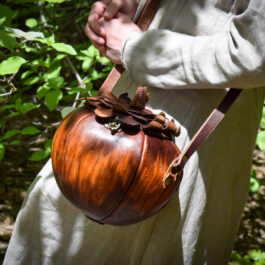Alternative view of Handmade Leather Acorn Bag