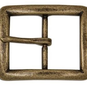 20 Antiqued Brass Square Center Bar
