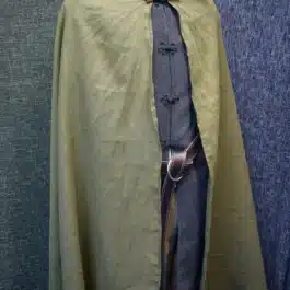 A Wool Ranger Jerkin with a grey shirt underneath it.