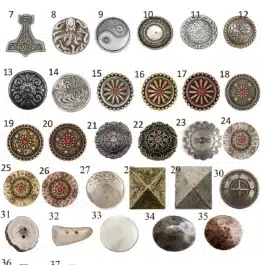 a large sporran belt pouch on a white background.