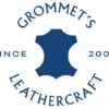 a blue and white logo for a Custom Kydex Sheath restaurant.