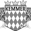 a black and white image of Custom Lederhosen Suspenders coat of arms.