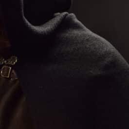 close up of a wool tweed hooded cloak - renaissance clothing - renaissance clothing men - renaissance clothing women - renaissance clothing near me - renaissance art clothing - renaissance era clothing - renaissance costume ideas