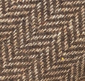 Rust Herringbone Tweed