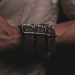 A close up of a person wearing The 