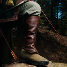 Alternative view of Bison Leather Gaiters