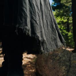 Linen Hooded Cloak - Image 32