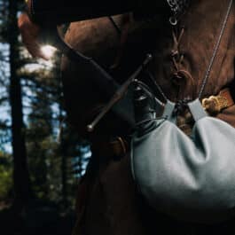 Soft Leather Wineskin - Image 12