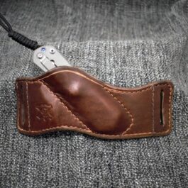 brown Leather Cross Draw Sheath for a Chris Reeve Sebenza - renaissance clothing - renaissance clothing men - renaissance clothing women - renaissance clothing near me - renaissance art clothing - renaissance era clothing - renaissance costume ideas