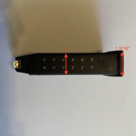 A close up of a Custom Thigh Holster.