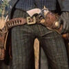 Engraved gunbelt and holster from red dead redemption 2