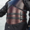 The front view of the kidney belt