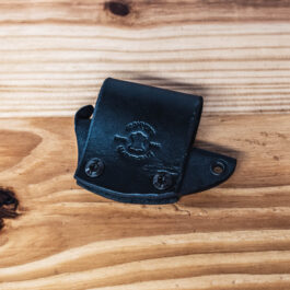 A kydex sheath for the benchmade raghorn with a horizontal belt loop