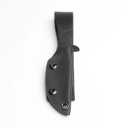 A kydex sheath for the benchmade raghorn with a vertical belt loop