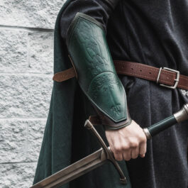 Faramir vambraces being worn by a man with a sword
