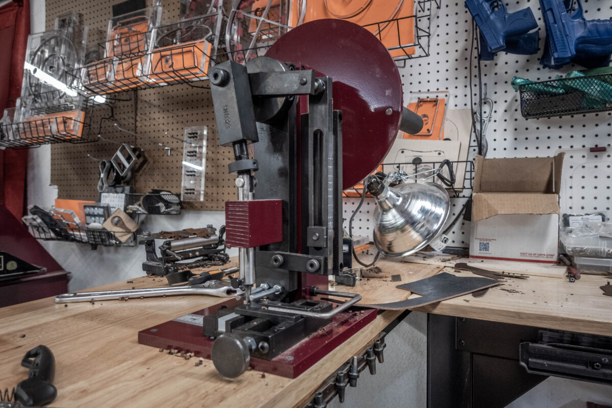 our rotary strap hole punch