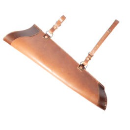 A Ranger Hip Quiver with a leather handle.