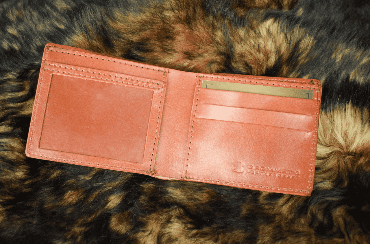 Hermann Oak ID Slot leather Bifold Wallet