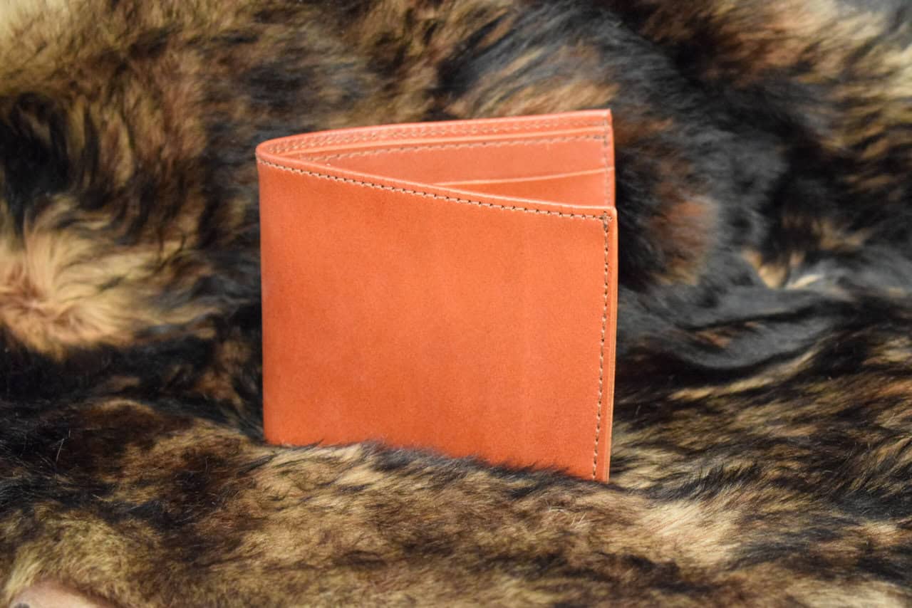 Hermann Oak ID Slot leather Bifold Wallet - Image 3