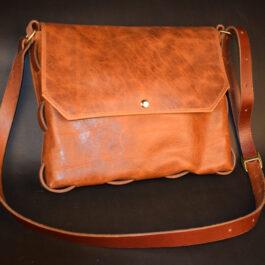 The "Adventure" Bison Leather Satchel