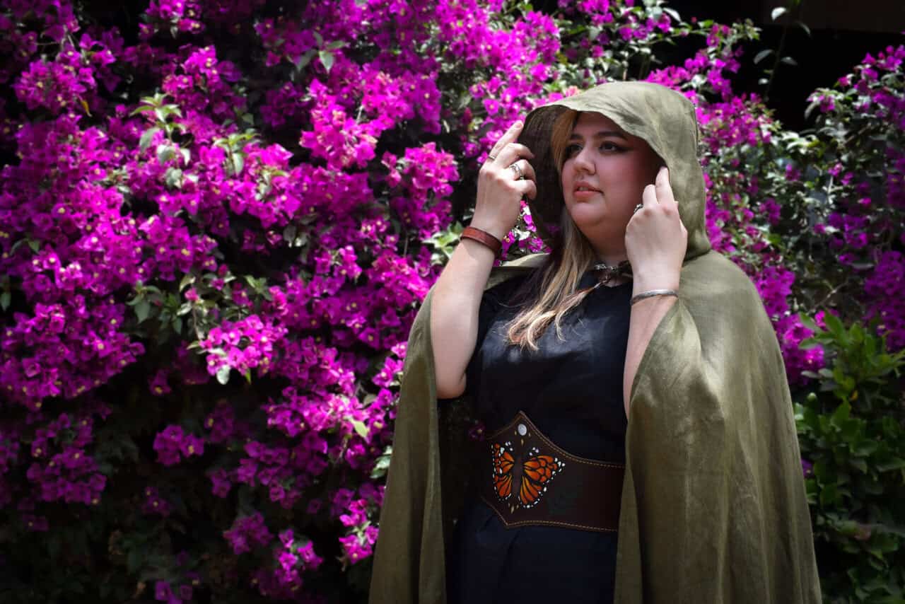 Linen Hooded Cloak - Image 26