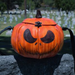 Alternative view of Handmade Leather Pumpkin Bag