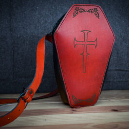 Alternative view of Handmade Leather Coffin Bag