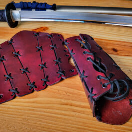 Alternative view of Samurai Style Forearm Armor