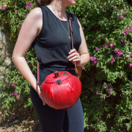 Alternative view of Handmade Leather Apple Bag