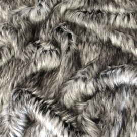 Gray Faux Fur