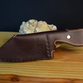 Alternative view of Handmade Leather Sheath for the Benchmade Station Knife