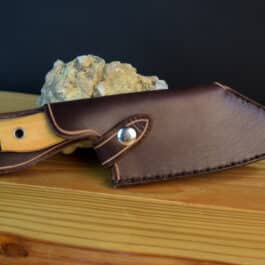 Handmade Leather Sheath for the Benchmade Station Knife