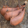 Handmade Leather Water Bottle - Bota/Wineskin Shape