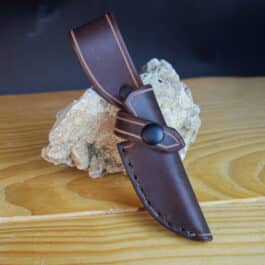 Alternative view of Handmade Leather Sheath for the Benchmade Intersect