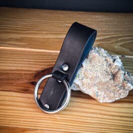 Handmade Leather Axe Frog