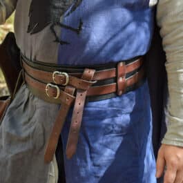 Handmade Leather War Belt