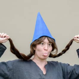 Alternative view of Wool Gnome Hat