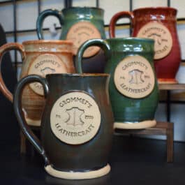 Alternative view of Grommets Leathercraft Stoneware Mug